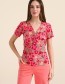 T-shirt Angela Wild Bouquet Berry