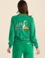 Bomber Jacket Nora Peacock Green
