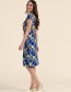 Jurk Chrissy Cross Lilly Blue