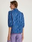 Blouse Cathrina 3/4 Arm Print Irregular Poseidon