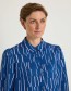 Blouse Cathrina 3/4 Arm Print Irregular Poseidon
