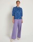 Blouse Cathrina 3/4 Arm Print Irregular Poseidon