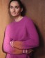 Trui Alpaca Jacquarddetail Plum
