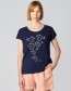 T-shirt Sea Fennel French Navy