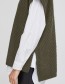 Spencer Poncho Bavalma Olive Night Melange