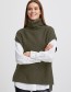 Spencer Poncho Bavalma Olive Night Melange
