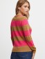 Trui Pzastrid V-Neck Fuchsia Purple