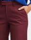 Pantalon Pzbindy Wide Leg Tawny Port
