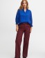 Pantalon Pzbindy Wide Leg Tawny Port