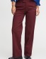 Pantalon Pzbindy Wide Leg Tawny Port