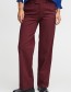 Pantalon Pzbindy Wide Leg Tawny Port