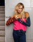 Trui Pzastrid Color Block Multi Color
