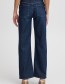 Jeans Pzvega Wide Leg Dark Blue Denim