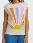 sugarhill Brighton T-shirt met zonprint van biologisch katoen