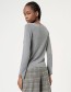Trui Fine Round Neckline Grijs