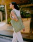 Shopper Rafia Tea Green