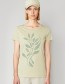 T-shirt Tendrils Salie Groen