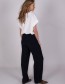 Pantalon Crepe Mets Navy
