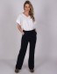 Pantalon Crepe Mets Navy
