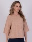 Oversize trui Volos in raspberry pink van The Clothed, gemaakt van een zachte wo