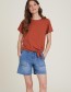 T-shirt To Knot Terracotta