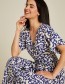 Jurk Lang Maze Blue