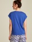 T-shirt Aus Lockeres Dazzling Blue