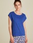 T-shirt Aus Lockeres Dazzling Blue