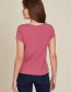 T-shirt Bas Soft Red Violet