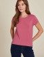 T-shirt Bas Soft Red Violet