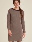 Jurk Retro Modern Brown