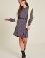 Jurk Fan Graphic Plum
