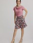 T-shirt Esther Watervalhals Violett