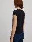 T-shirt Basic In Organic Cotton Zwart