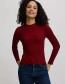 Trui Fijne Brei Silky Fired Brick