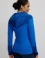 Vest Rits Jaquard Blue Paisley
