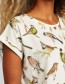 T-shirt Visby Birds Off White
