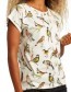 T-shirt Visby Birds Off White