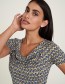 T-shirt Watervalhals Bamboo Green