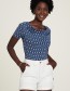T-shirt Watervalhals Boho