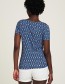 T-shirt Watervalhals Boho