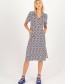 Jurk Midi Working Mum Oasis of Life Blue
