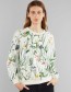 Sweater Ystad Flower Field Off White