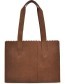 Myomy My Paper Bag Handtas Hunter Mid Brown detail