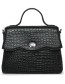 Myomy My Rose Handbag Mini Croco Black