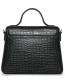 Myomy My Rose Handbag Mini Croco Black detail