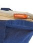 Duurzame Shopper NoMorePlastic Indigo Blue detail