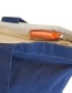 Duurzame Shopper NoMorePlastic Indigo Blue detail