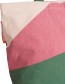 Duurzame shopper NoMorePlastic Pinky Green detail