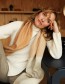 Shawl Alpaca Brushed Ombre Coral Peach